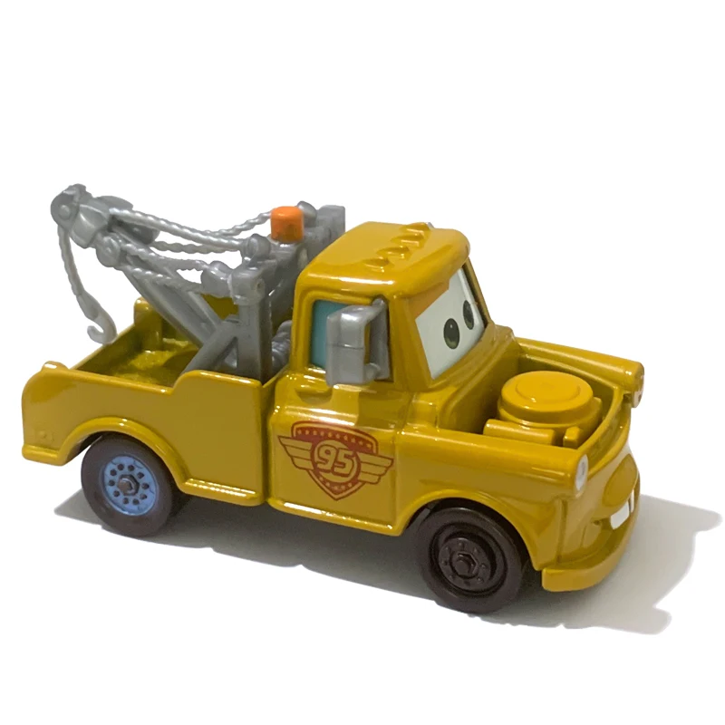 Auto 2 Auto 3 Lightning McQueen Mater Oil Boss Disney Pixar Car 1:55 Modellino in Metallo Pressofuso Collezione Auto Giocattolo Regalo per Bambini