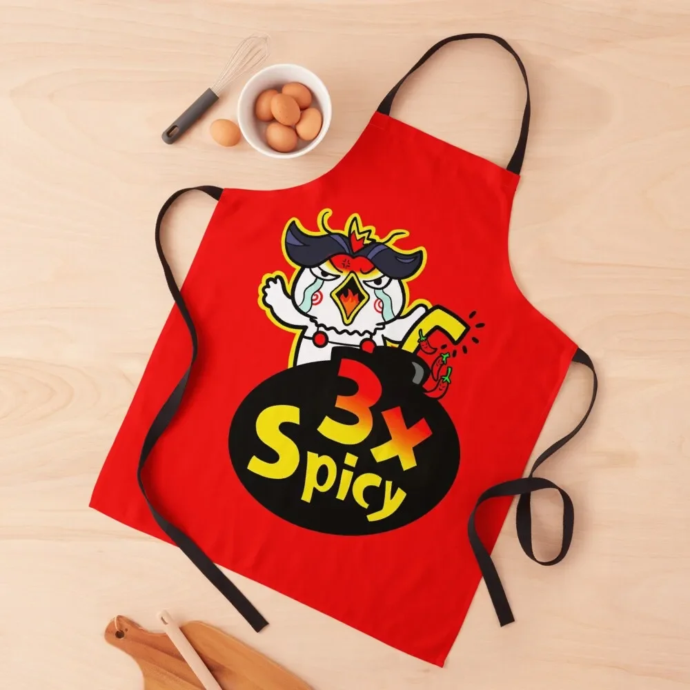 

Spicy Chicken Apron manicurist House Things For Home And Kitchen Chef Accessory chef costume Apron