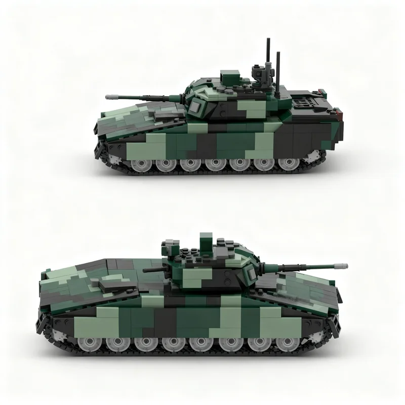 1071 elementów MOC Mk IV Stridsfordon 1:1 Skala Creator Expert Model Klocki Konstrukcyjne Architektura Prezent na Boże Narodzenie Zabawka z Klocków dla Dzieci