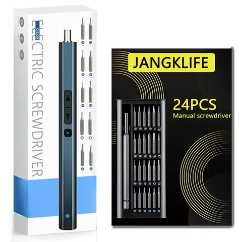 수동 드라이버 USB 충전 휴대용 미니 전기 드라이버 무선 드릴 마그네틱 나사 수리 키트 마그네틱 드라이버