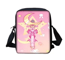 Amine Moons Cartoon S-sailors Boy Girls Printed Shoulder Messenger Bag Child Casual Handbag Men Women Phone Bag Shopping Bag