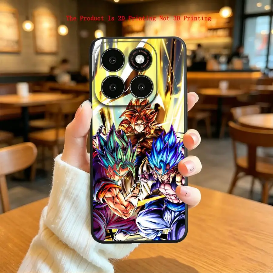 Case for Motorola G96 G50 G86 G60s G51 G73 G53 G30 Edge 70 50 40 20 Pro 30 Lite S30 G71 G32 G52 Phone Cover Dragon Balls Fusion view 5
