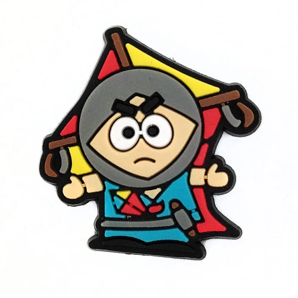 16-46 Stück Hot Toys South Park Schuh-Charms, Cartoon-Schuh-Dekorationszubehör, Schnallen, passend für Clogs, Sandalen, Armbänder, Freunde, Geschenke – Detail 11