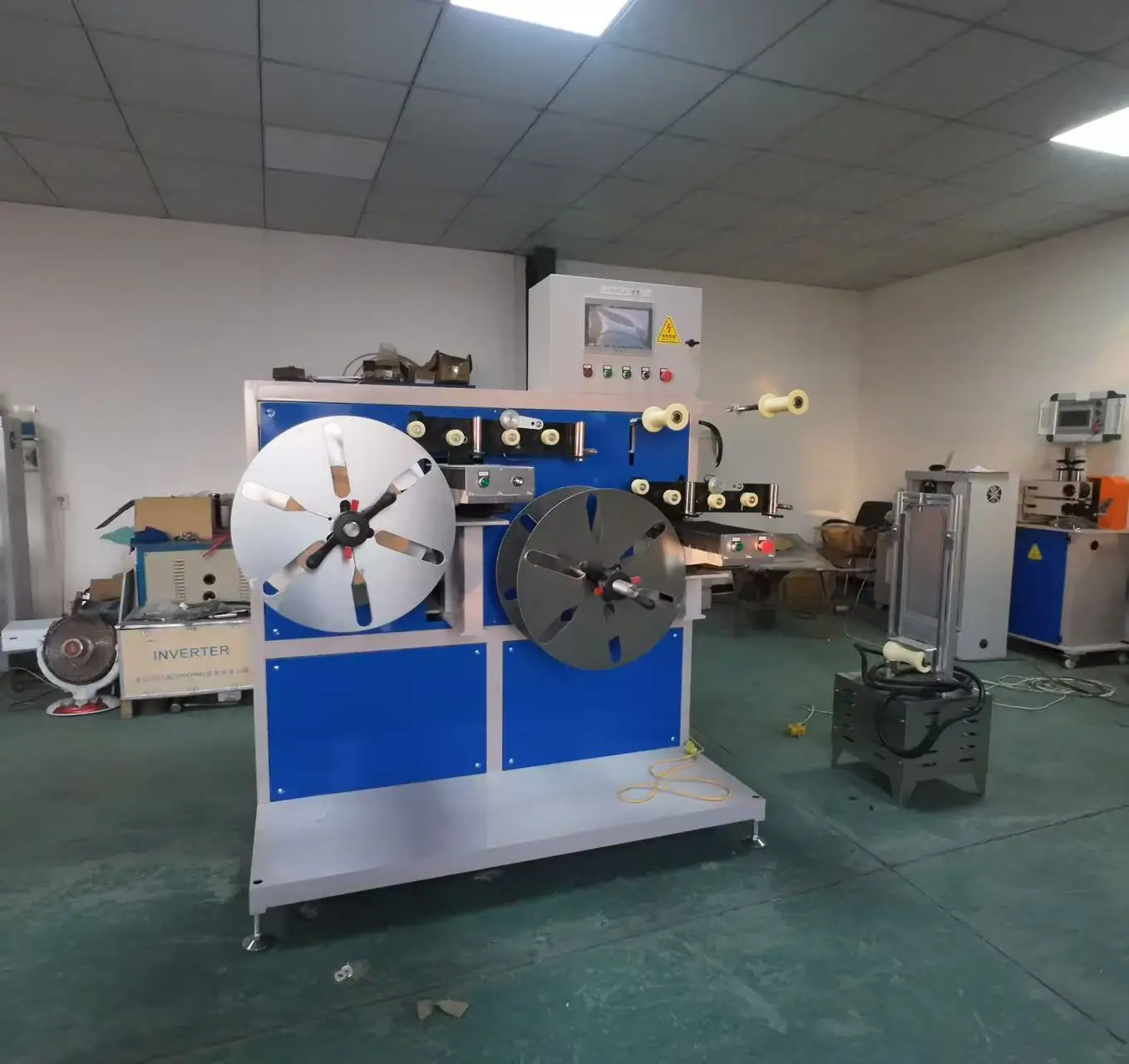 Double Station Winding Machine Factory Direct Supply Double Rubber Hose Winding Machine Continuous Production Winding Machine