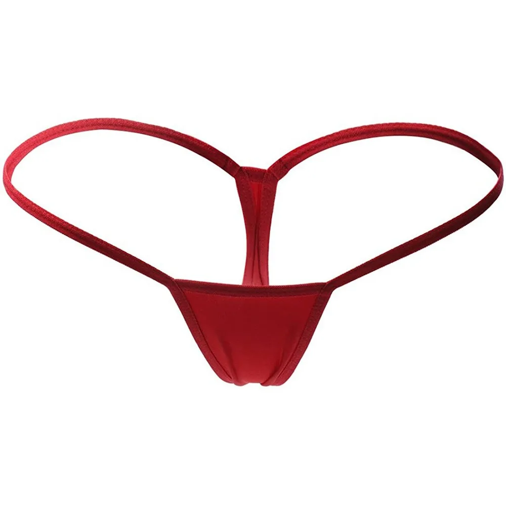 Breathable Seamless Women Thongs Low Waist Solid Color T-back Briefs Summer Underwear T Panties Everyday Wear