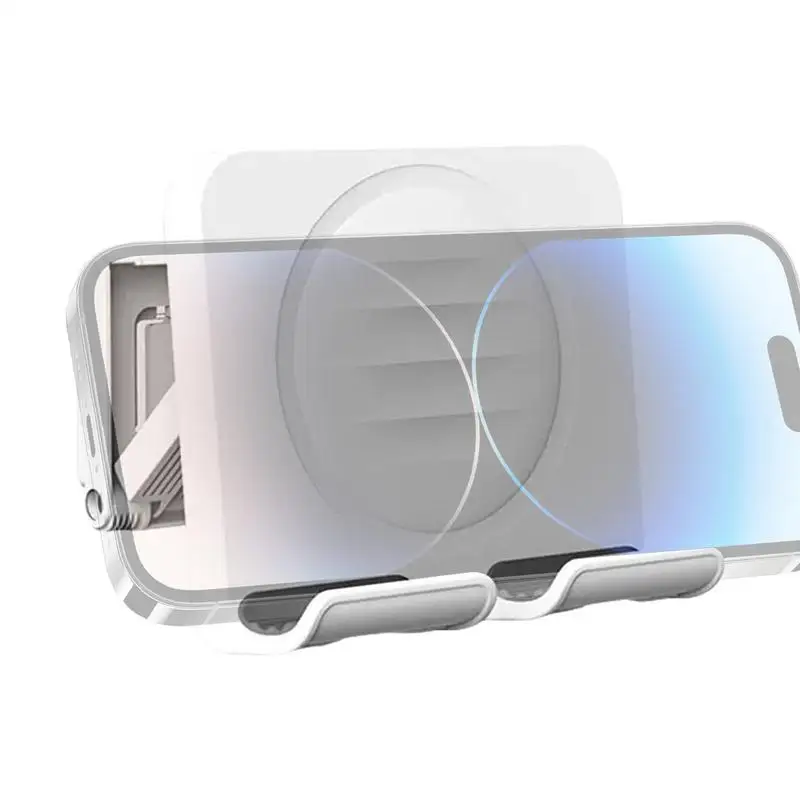 

Phone Wall Mount Desk Phone Holder Smartphone Cradle Support Stand Waterproof For Bedroom Bathroom Bedside Women