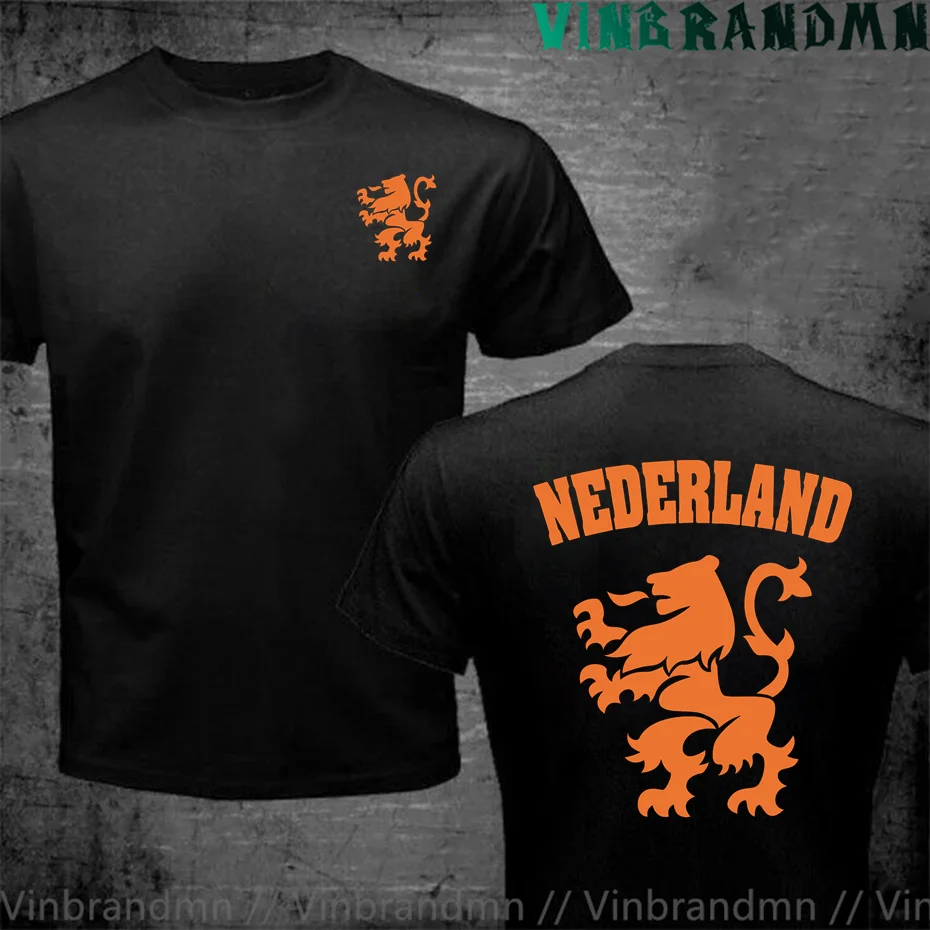 

Nederland Netherlands Orange Dutch Lion Soccer Geek Family Tops Tee New Men Summer Tops Casuals T Shirts Hip Hop Tops Camiseta