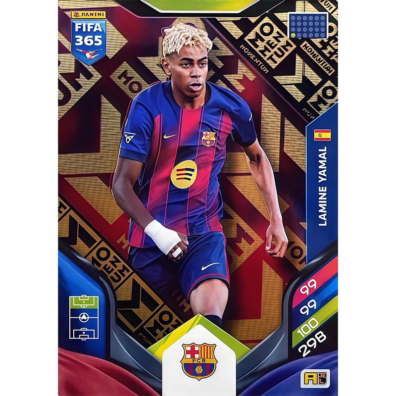Panini FIFA 365 Adrenalyn XL 2026 بطاقات تجارة كرة القدم حزمة بطاقة الدهون صندوق بطاقات التداول الأصلية القابلة للجمع #6