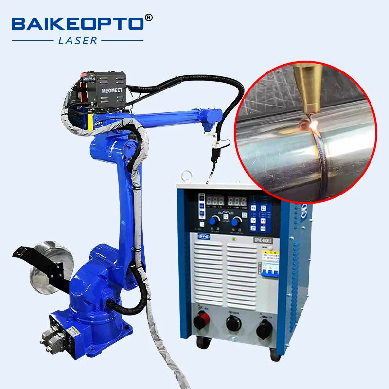 China Weld 6 Axis Arm Robot Laser Weld Machine/ Plasma Cut Industrial Robot Machine for Metal Laser Welder
