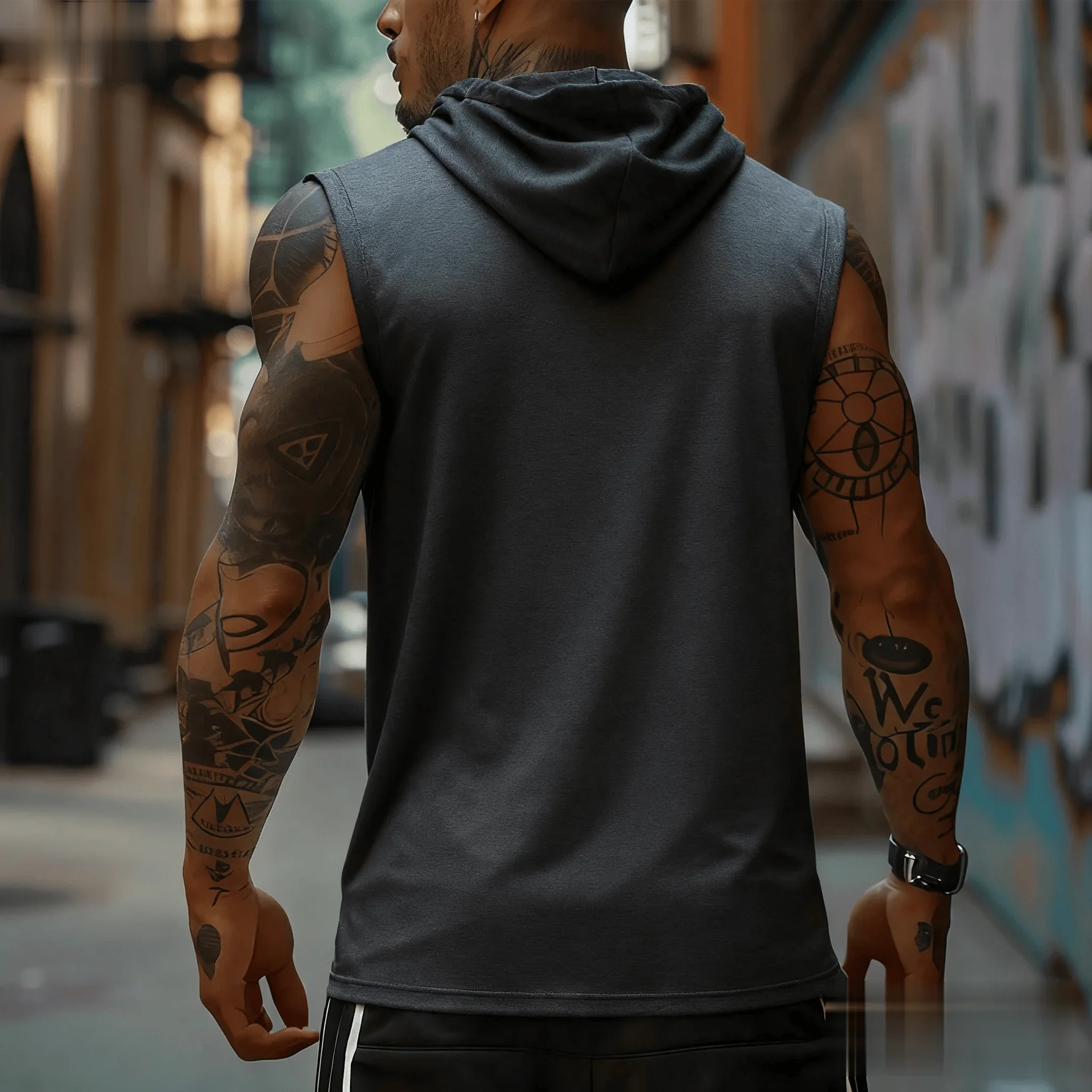 Dragon Ball Z Training Men Tank Top Sleeveless Hoodie Muscle Shirt Gym Vest Streetwear Anime Graphic Tee New Summer Fitness Wear