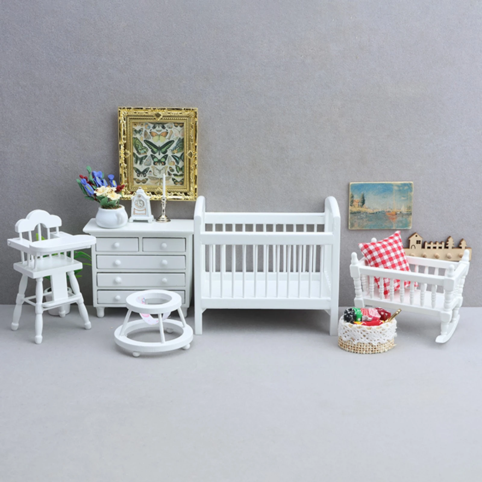 ชุดของเล่นบ้านตุ๊กตา 5 ชิ้น เฟ - Baby Nursery Furniture Sets บทวิจารณ์และราคา
