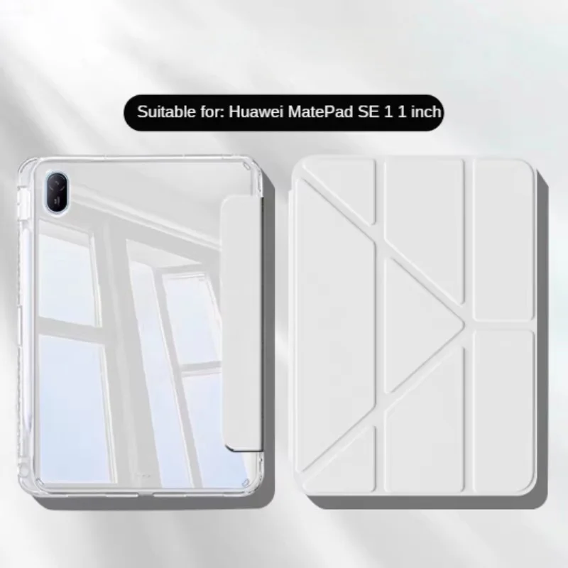 For Huawei MatePad SE 11 2024 Case 11inch Magnetic Trifold Stand with Pencil Holder Tablet Cover Compatible AGS6-W00/AGS6-W09
