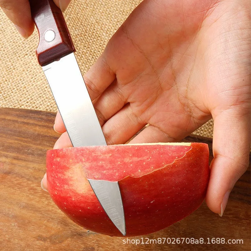 Cortador de frutas em aço inoxidável, Melão e descascador de frutas, Retro Kitchen Peeler, Faca tática, Novo, 2024