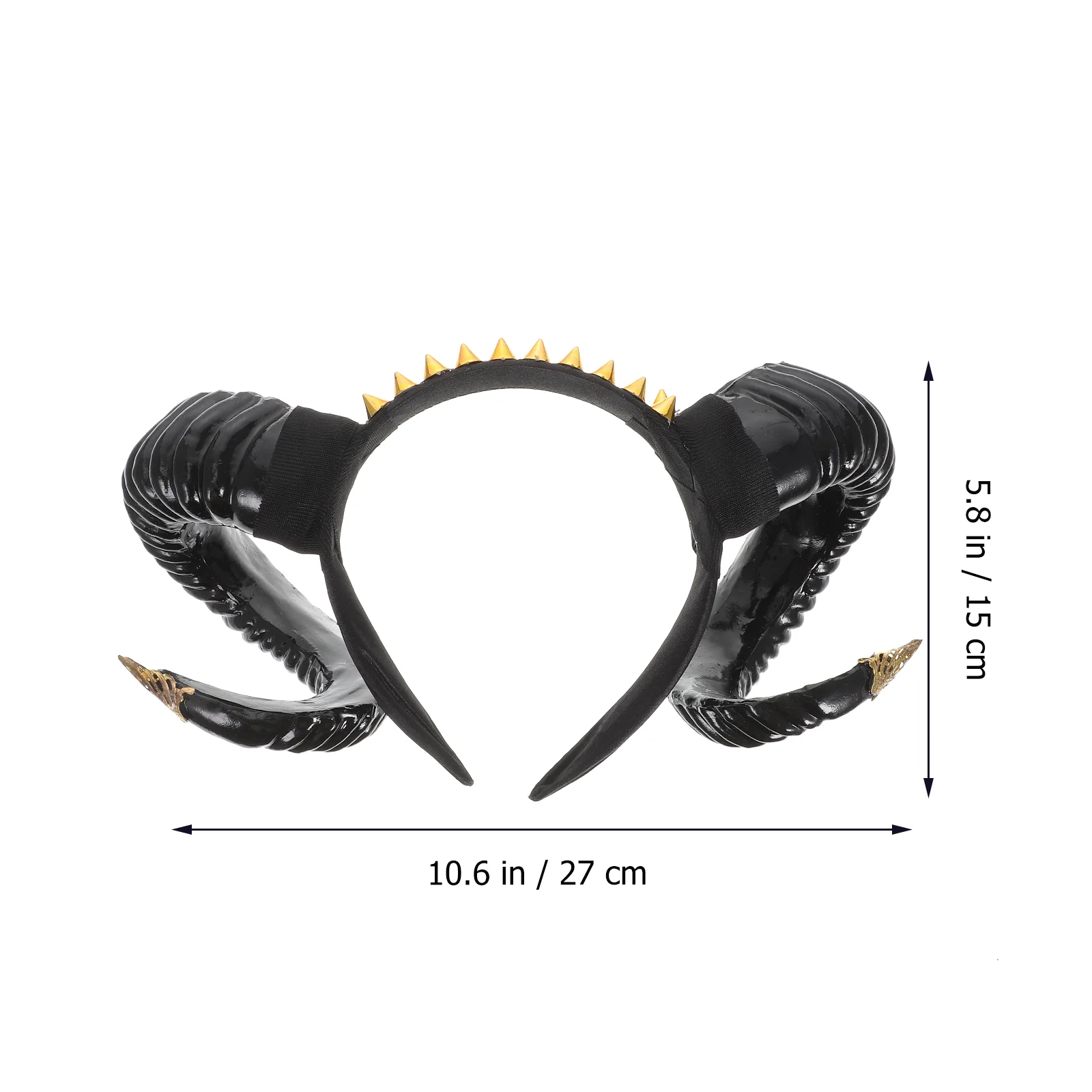 뿔 발톱 머리띠, 여성용 할로윈 의상, 털 송진 코스프레 파티 머리띠