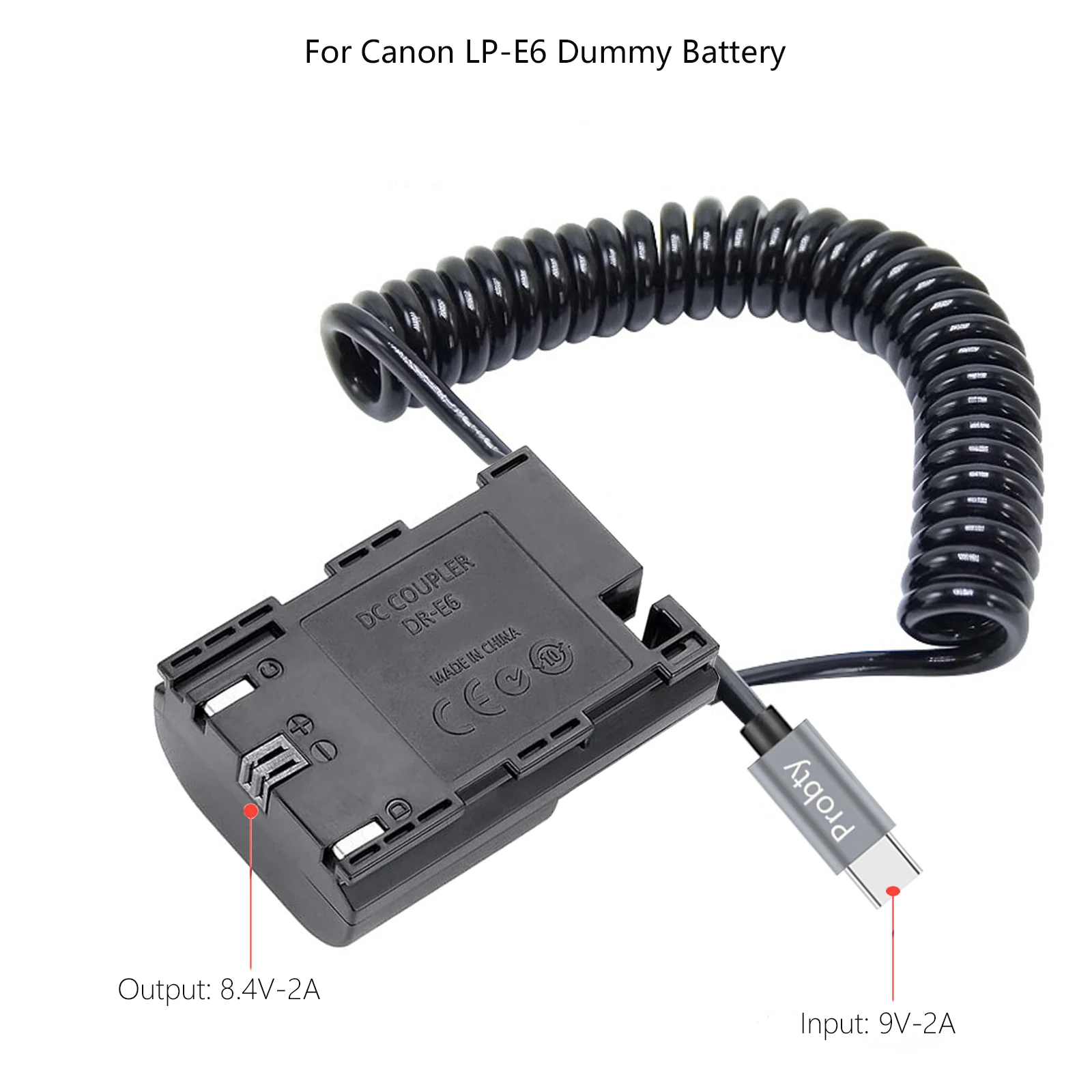 PD USB-C LP-E6 LP-E6N Dummy Battery DC Power AC Adapter For Canon EOS 5D 6D 7D 60D 70D 80D 90D Mark II III IV 5DS R  Camera