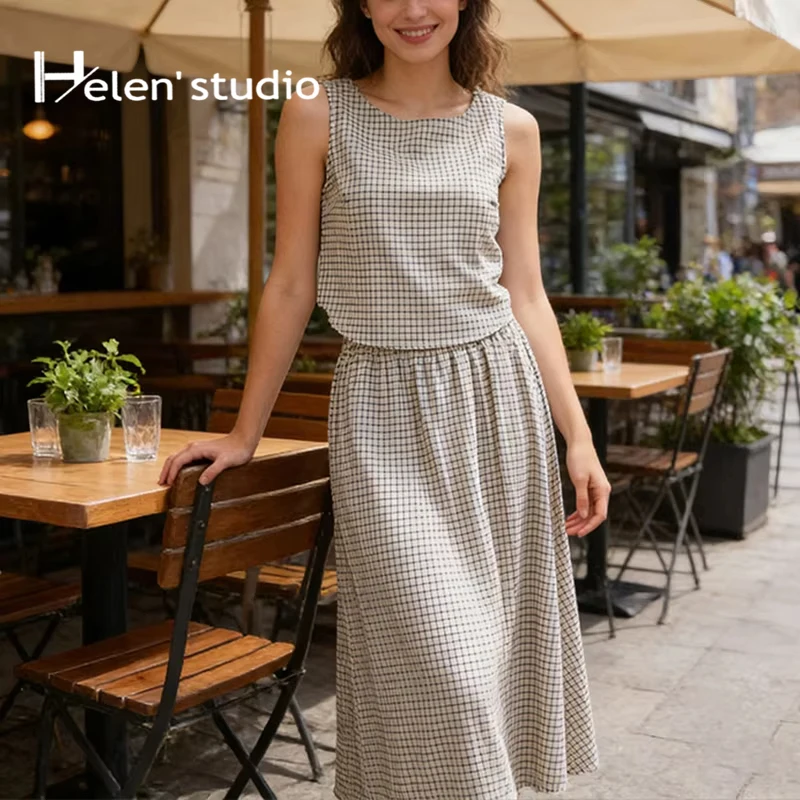 

Fashion Original Women's Matching Sets Women's Suit With a Skirt Casual Two-Piece Set Miu Series Wear Korean Outfits