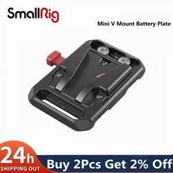 SmallRig Mini V Mount Battery Plate V-Lock Battery Adapter Plate for Camera V Mount Battery Photography Accessories 2987