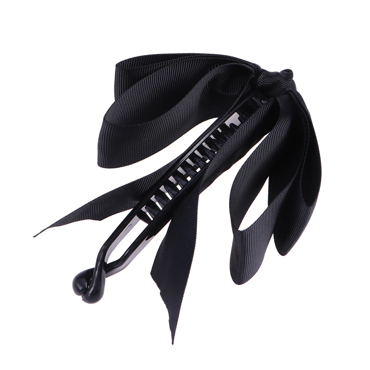 

Elegant Claw Clips Multicolor Black Bowknot Ribbon Showerproof NonSlip Styling Tool Large Hair Accessories Hair Band