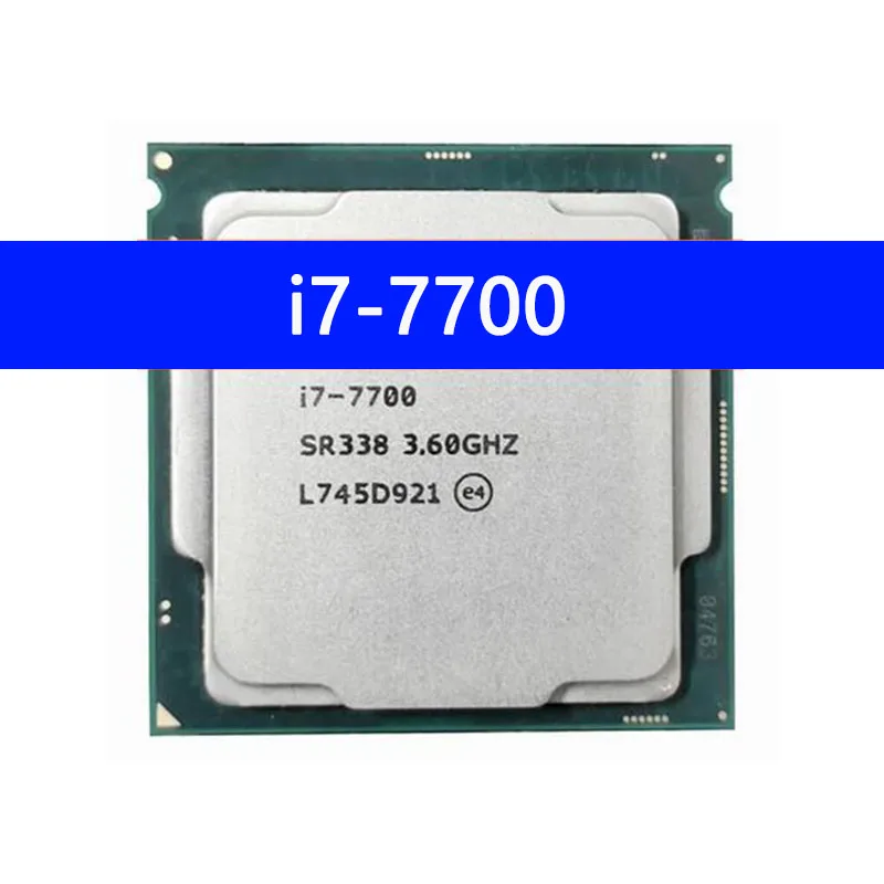 I7-7700 CPU i7 7700 CPU Quad-Core 3.6GHz 8 Thread LGA 1151 65W 14nm processore