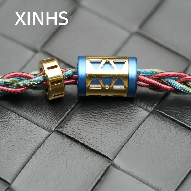 XINHS XH03 Wildweave Dream 8-Core 7N OCC versilbertes HIFI IEM-Kabel, 2Pin/MMCX/IE900, 2,5/3,5/4,4mm Stecker – Detail 4