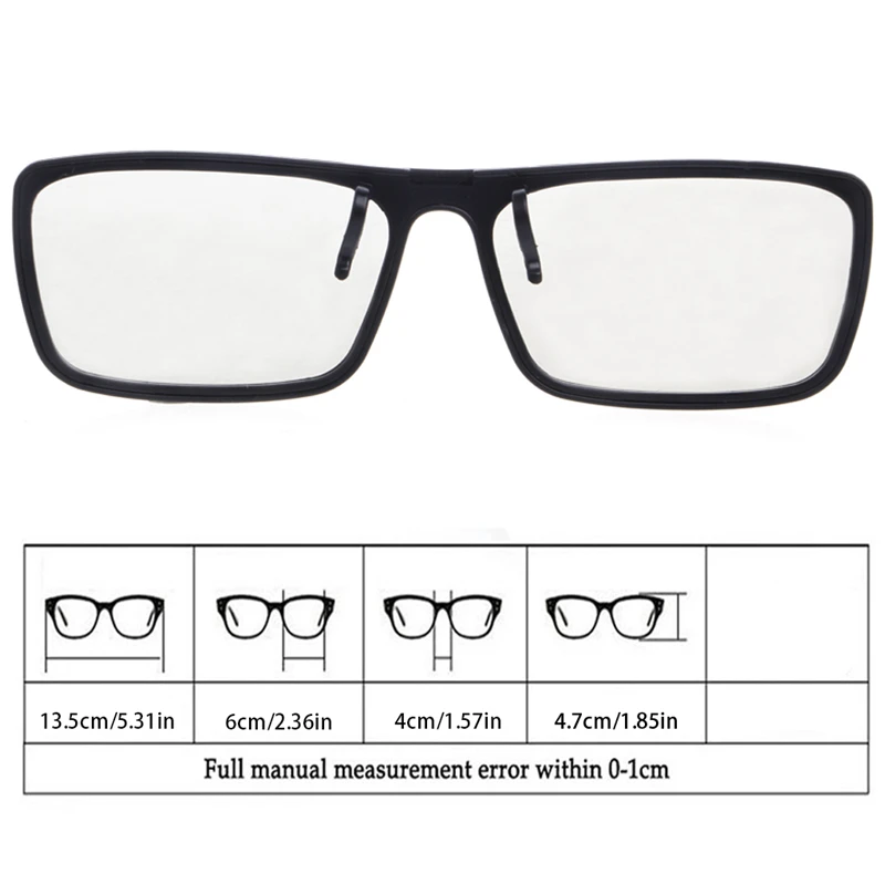 0.2mm 3D Stereo Glasses Passive Circularly Polarized Unisex 3D Glasses Support Polarized 3D for Most Domestic Cinemas