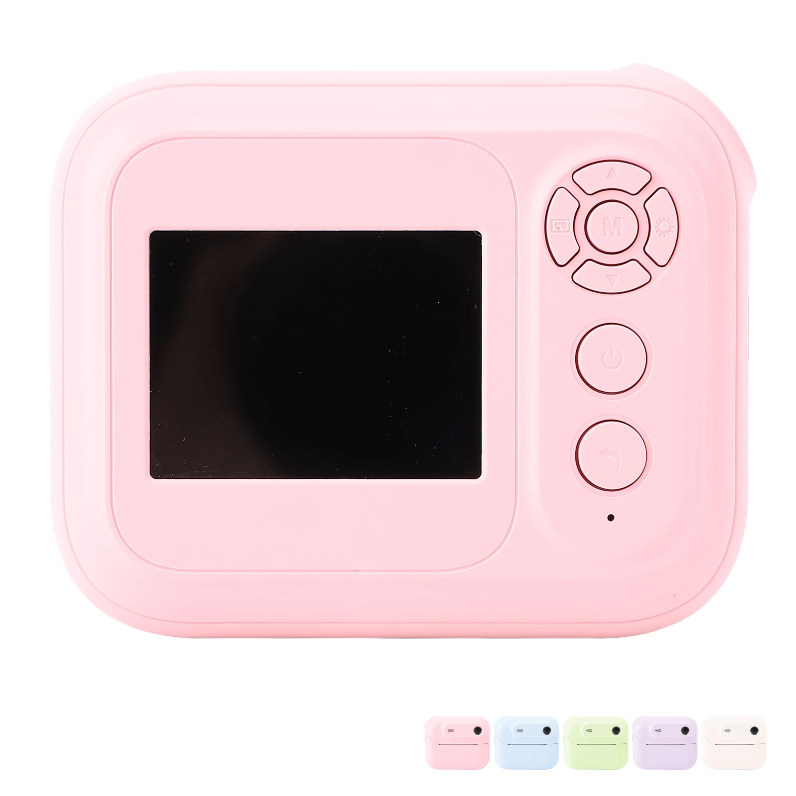 Kamera 48MP 1080P HD Niedliche 6-fach Zoom Spielfunktion Drucken Digitalkamera mit Trageband für Geburtstagsgeschenke