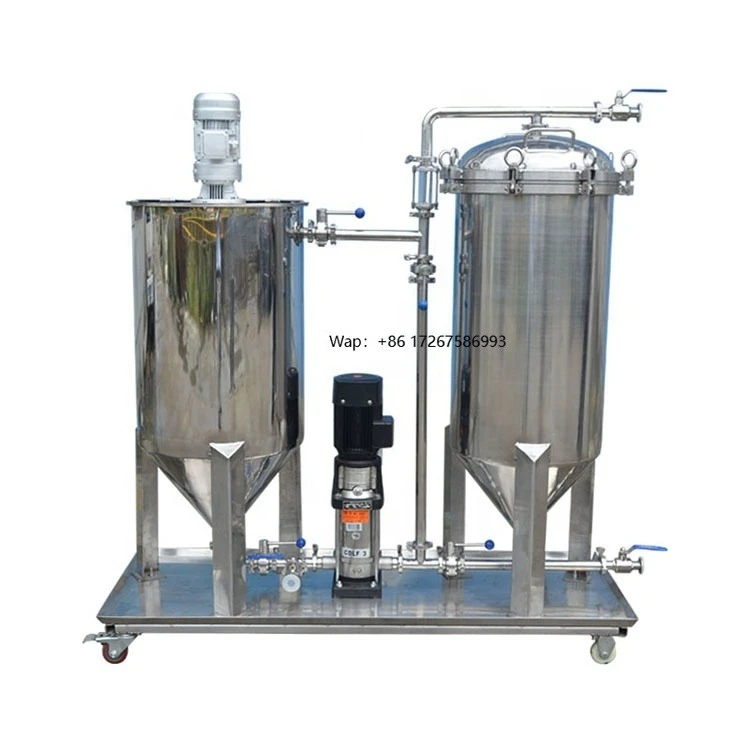 Filtro de Cerveza de Tierra de Diatomeas / Filtro de Cerveza de Acero Inoxidable con Diatomita para Bebidas