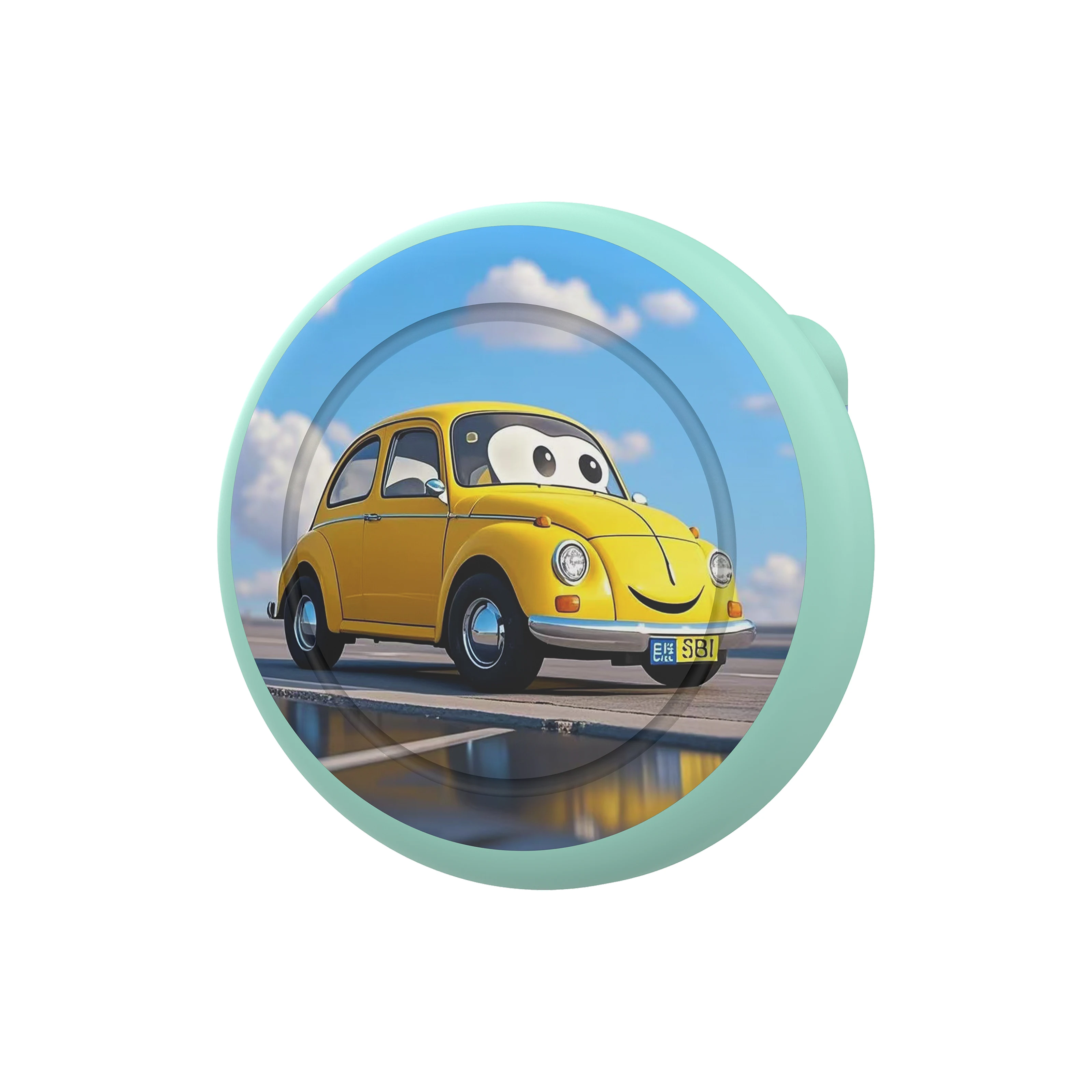 JSPTEC Cartoon brooch Security Bluetooth Tag Based on IOS Find My app Anti-lose Tracker Sound Locate Message Reminder Alarm