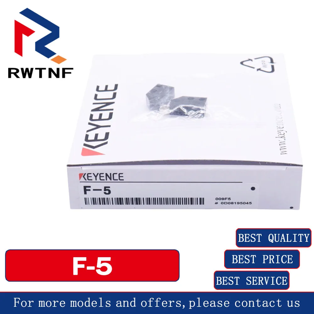 Brand New Genuine F-5 KEYENCE Fiber optic sensor for collimated lens focusing mirror