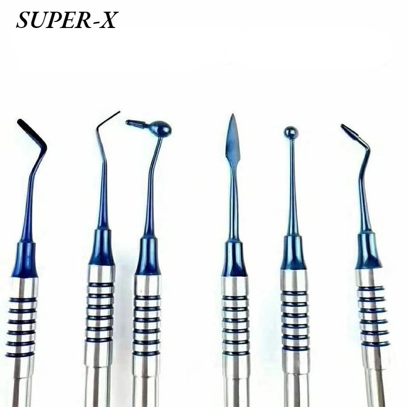 

6pcs/set Professional Equipment Dental Suraical Instruments Dentistry Composite Resin Filling Tool Set Dental Filler Instrument