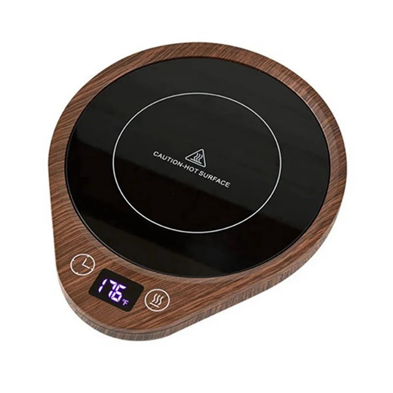 

Подогреватель кружек, подогреватель кофе и подогреватель чашек для стола с 3-мя настройками температуры, подогреватель кофейных кружек с таймером, британская вилка-ABPP