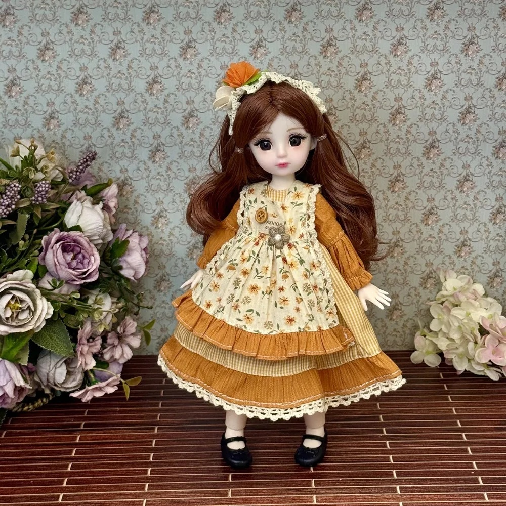 

1/6 SD 30 см Bjd Кукла с одеждой Длинные волосы Высокий каблук Принцесса Одеваются BJD Куклы Аниме Элегантная принцесса Макияж Мяч Шарнирная кукла