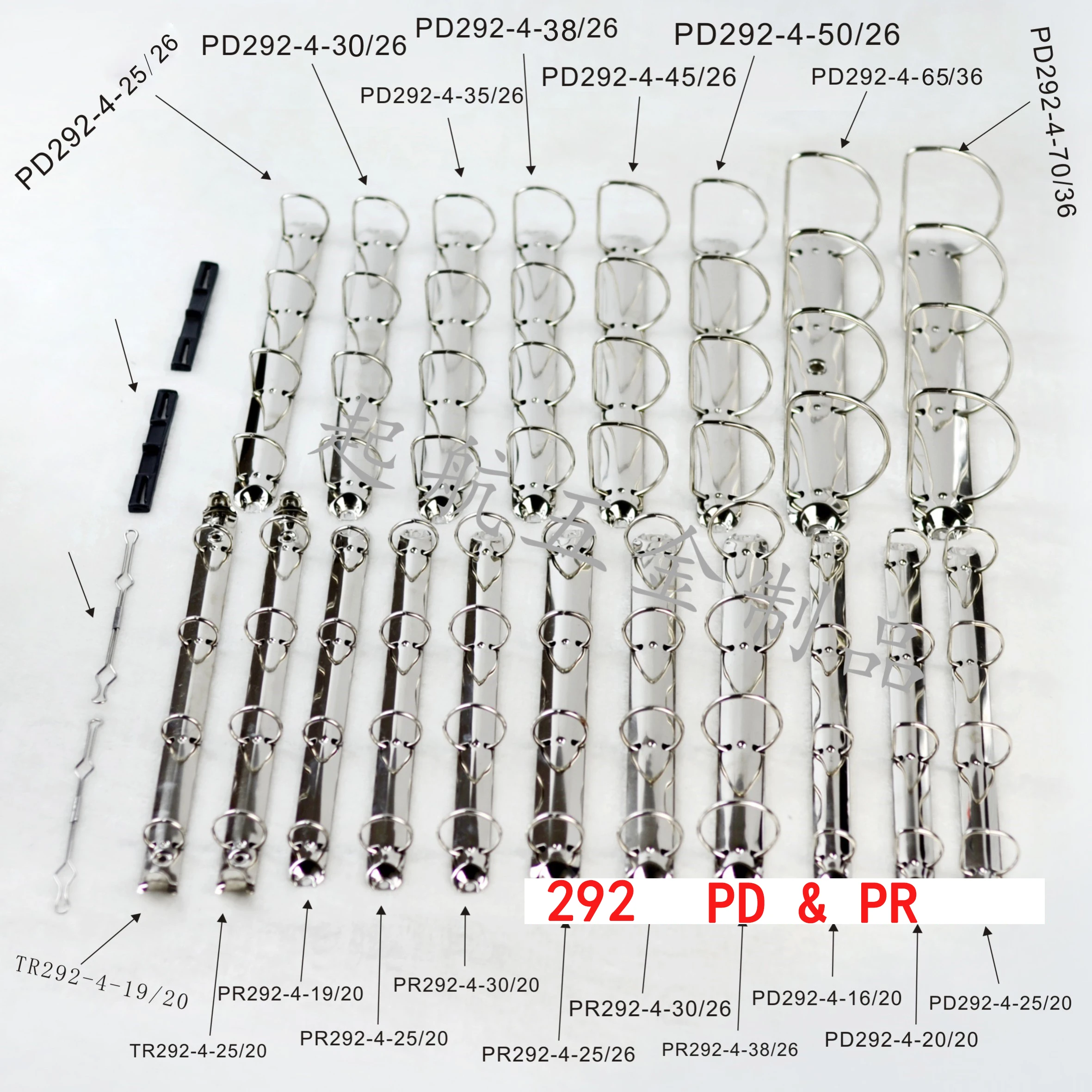 Großauftrag 10 Einheiten A4 A5 3 4 Löcher Bindemittel Ringe 205 210 240 262 280 292 Metall Clip Mechanismus silber Schwarz Gold