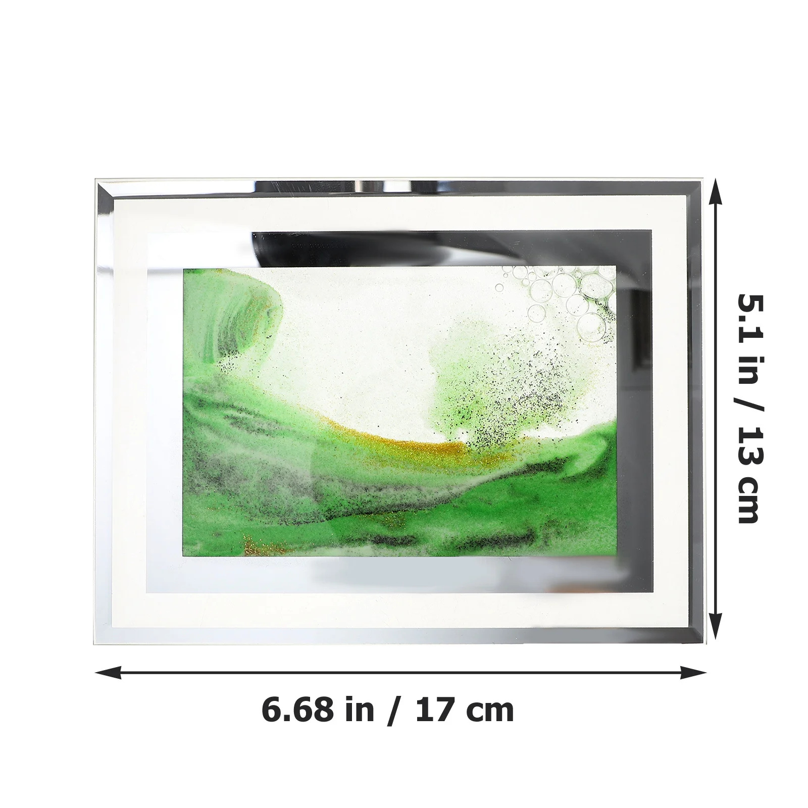 الرمال المتحركة اللوحة تتحرك الرمال الفن ديكور سطح المكتب صورة تدفق الرمال حامل ديكور المنزل الجدول الرمال المتحركة #6