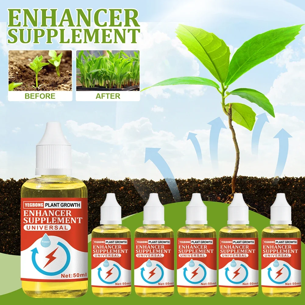 10-1PCS Fast Potting Rooting Plant Nutrient Solution Supplement Garden Tool Plant Nutrient Liquid Promote Sprouting Rapid Flower