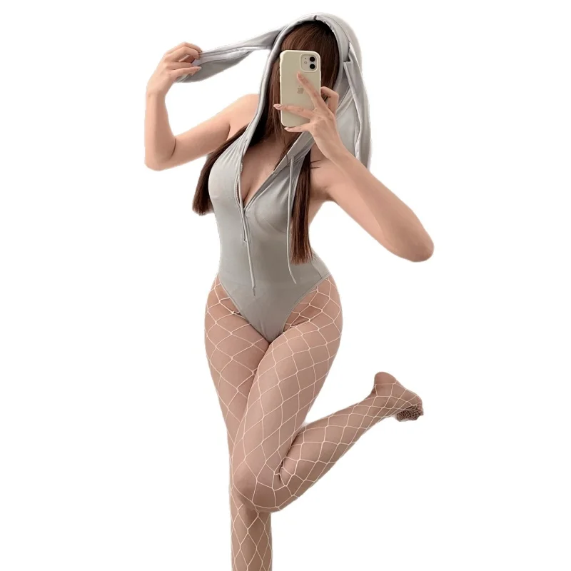 Holland Lop Rabbit Sexy Lingerie Bunny Girl Body Suit Erotic Costume Women Cute Anime Adult Sex Cosplay Hot Underwear Uniform