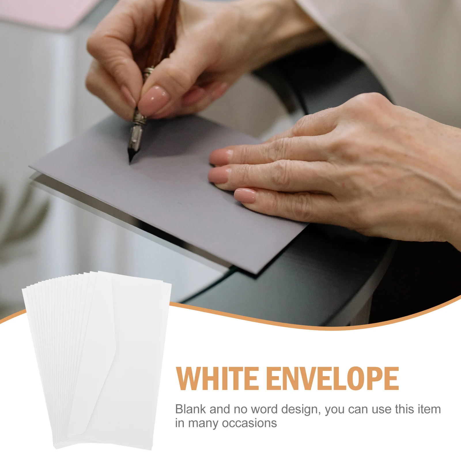 

100pcs Thickened Premium Paper Mail Sack Business Cash Office File Storage Business Letter Envelopes Documents Reusable