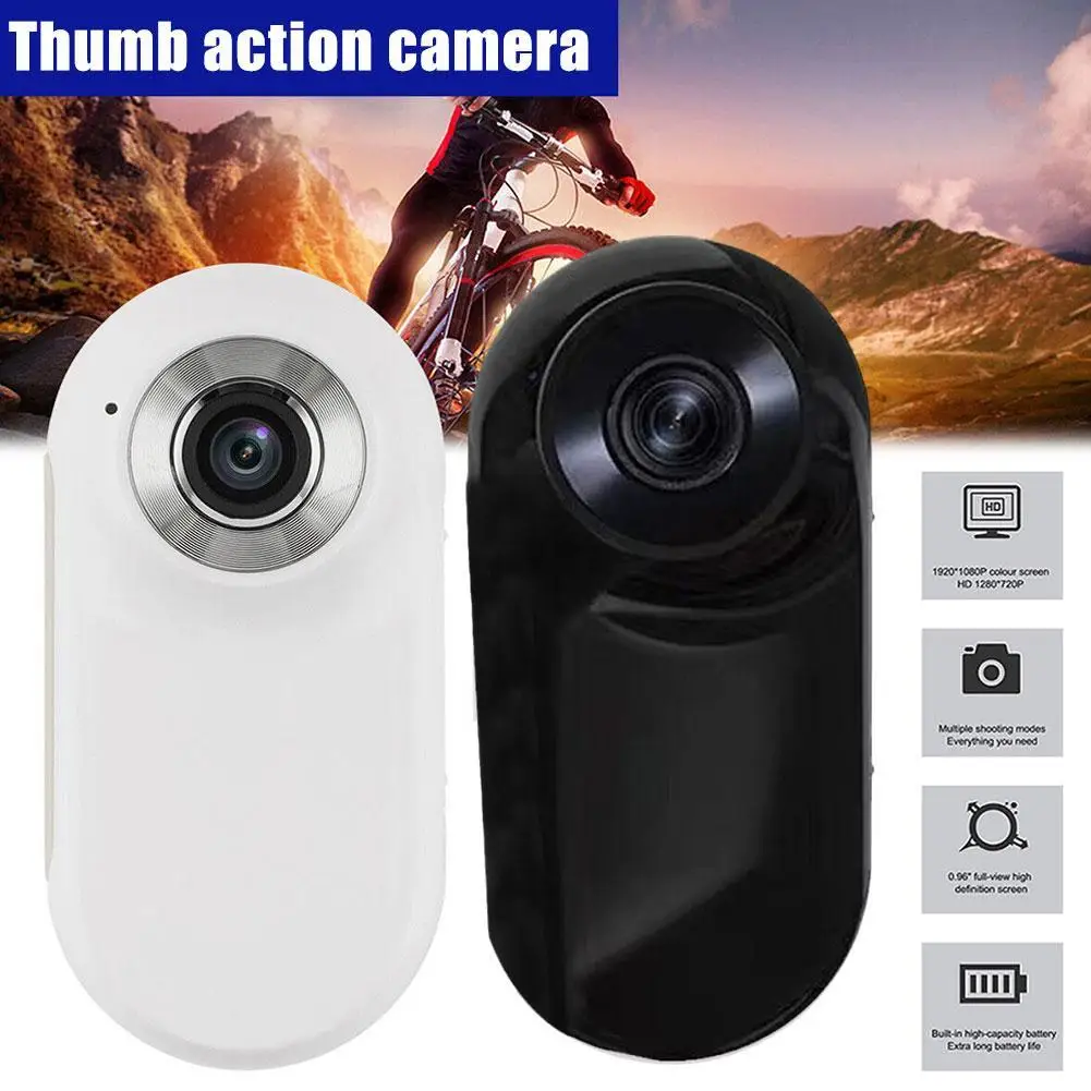 New 360 Degree Motion Panoramic Thumb Camera Chest Memory Camera Dashcam Motorcycle Super Anti-Shake Recorder Living Fixed S2L2