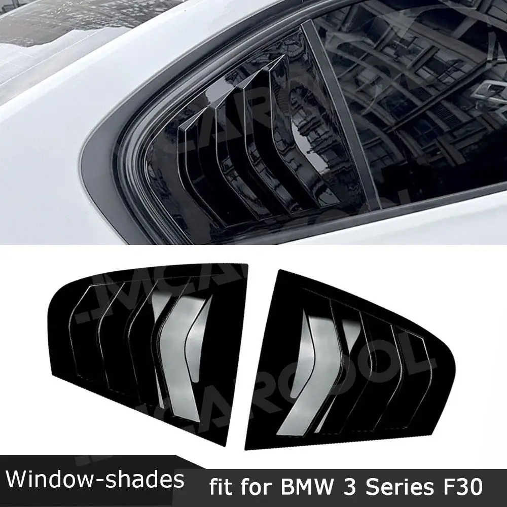 

Rear Window Louvers Side Vent Trim for BMW 3 Series F30 2013-2019 318i 320i 325i ABS Material Bodykit Decoration Accessories