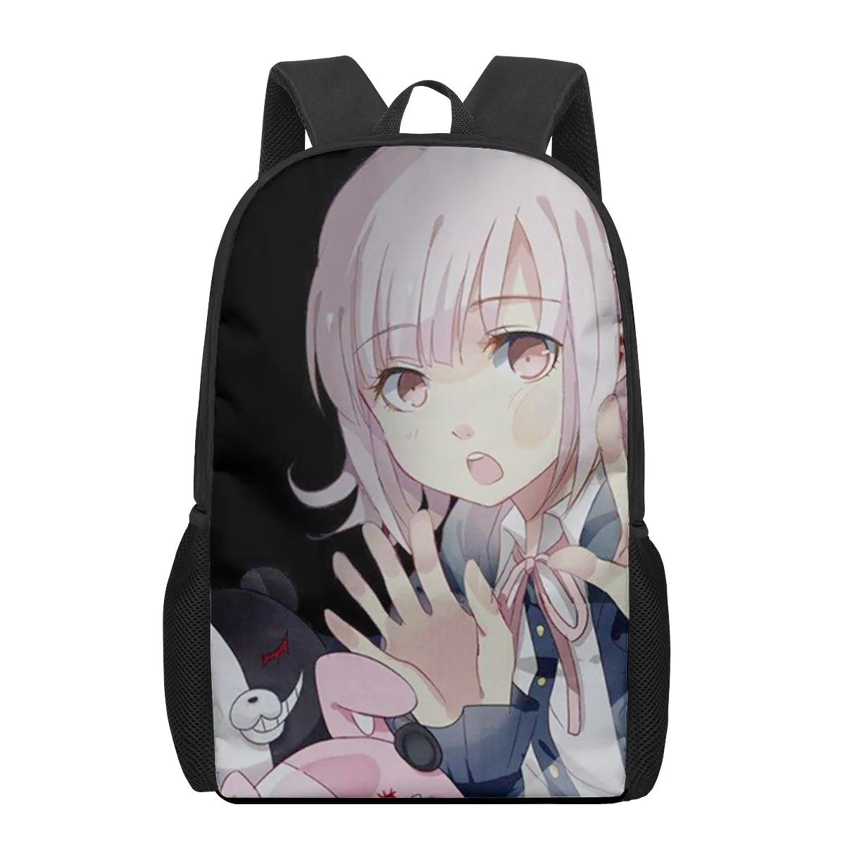 Nanami ChiaKi Danganronpa 2021 School Bags Fashion Print Backpacks For Teenage Boys Girls Schoolbag Book Bag 16 Kids Backpack