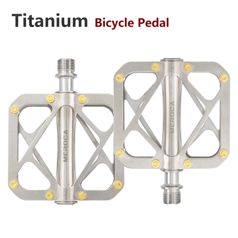 Titainium Mountain Bicycle Pedal 88x81mm 9/16