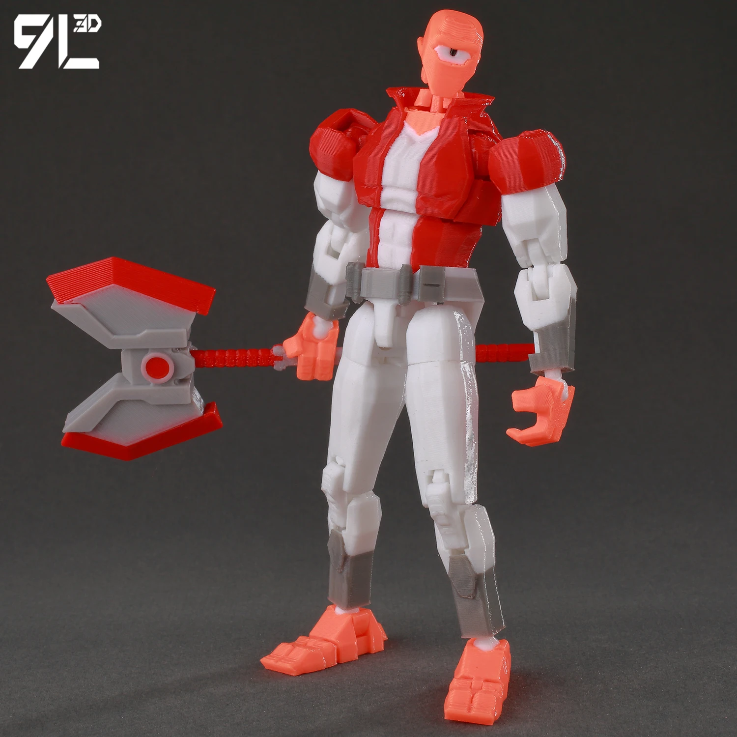 

9L3D Lucky13 Invincible Conquer ALLEN Anime Multi-Jointed Movable Shapeshift Action Figure Model Creative Cosplay Prop Figure