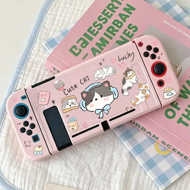 Protective Case Accessories Anti-Scratch Shell Protector for Nintendo Switch NS Game Console TPU Split Protective Case