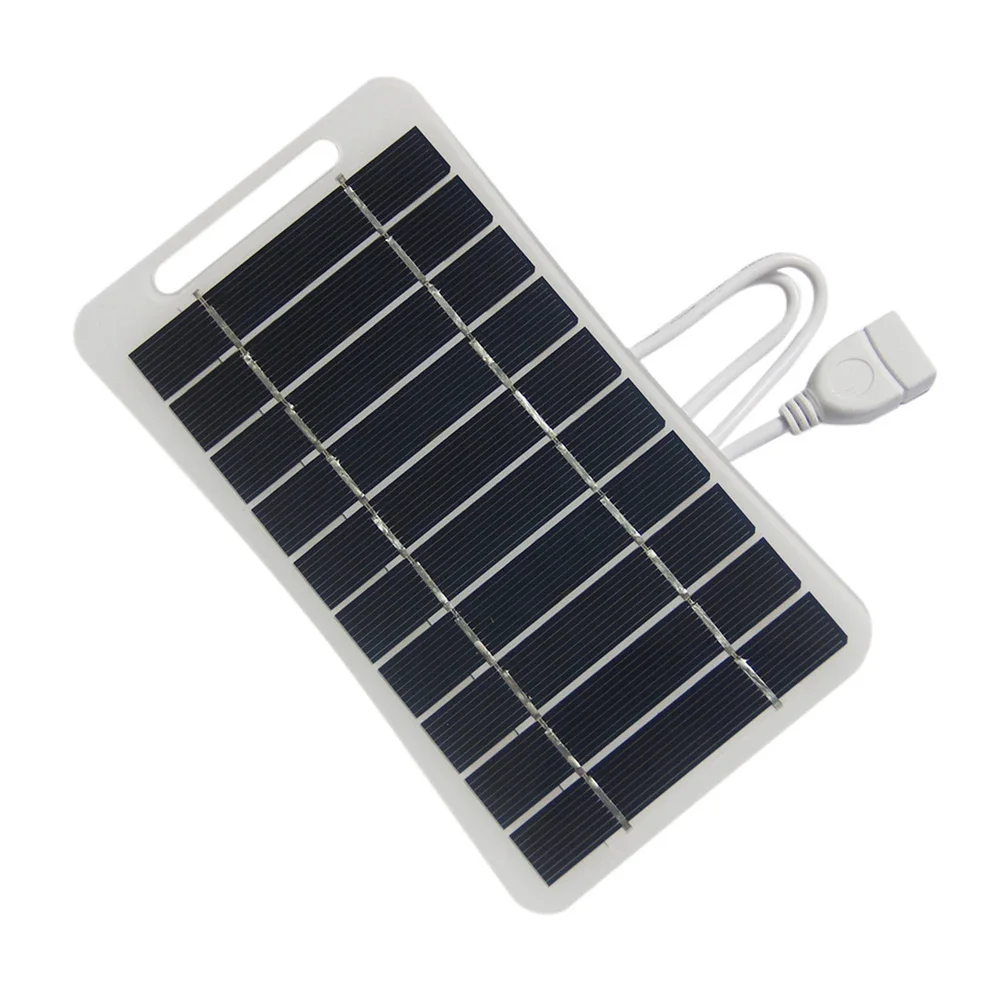 For Mobile Phones 5W Solar Panel Mobile Phone Power Bank Outdoor Use Areas Without Electricity High Conversion Rate