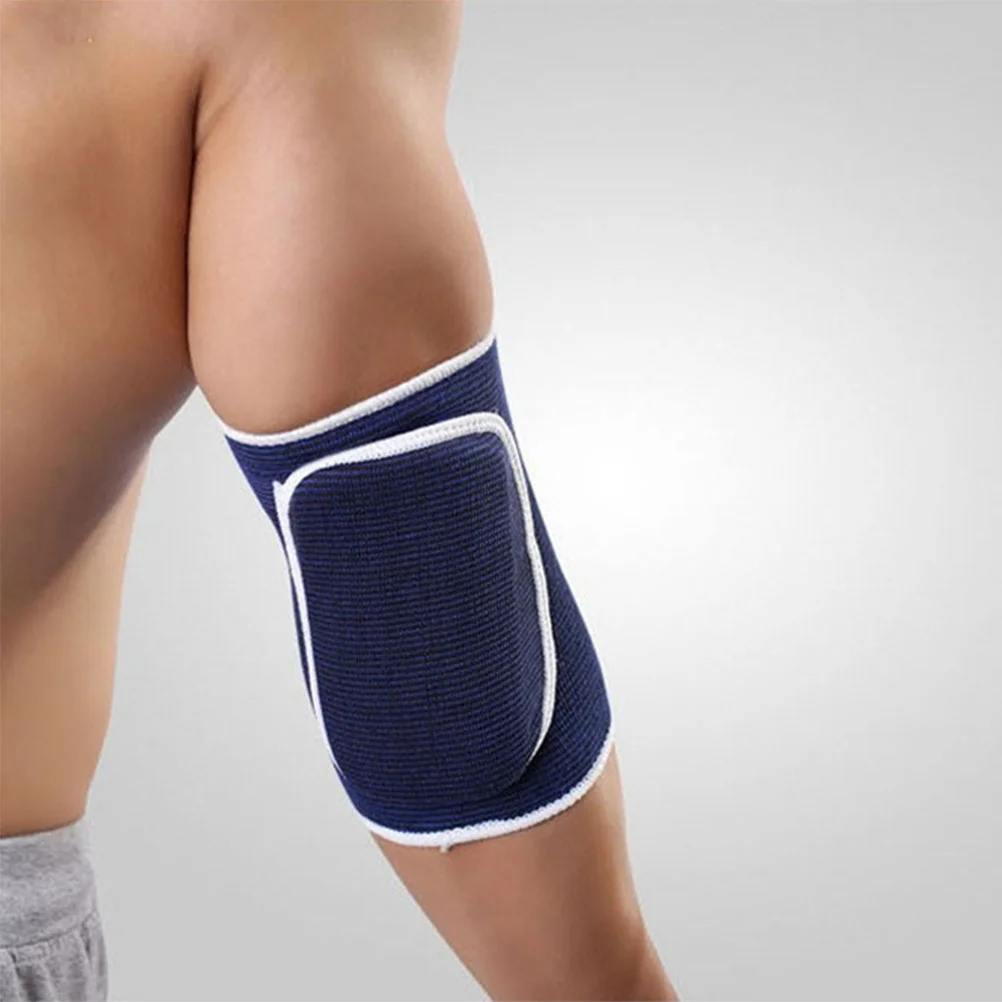 

1Pcs Sports Elbow Sleeve Thick Sponge Padding Compression Brace Elbow Support Basketball Football Volleyball Weightlifting Yoga