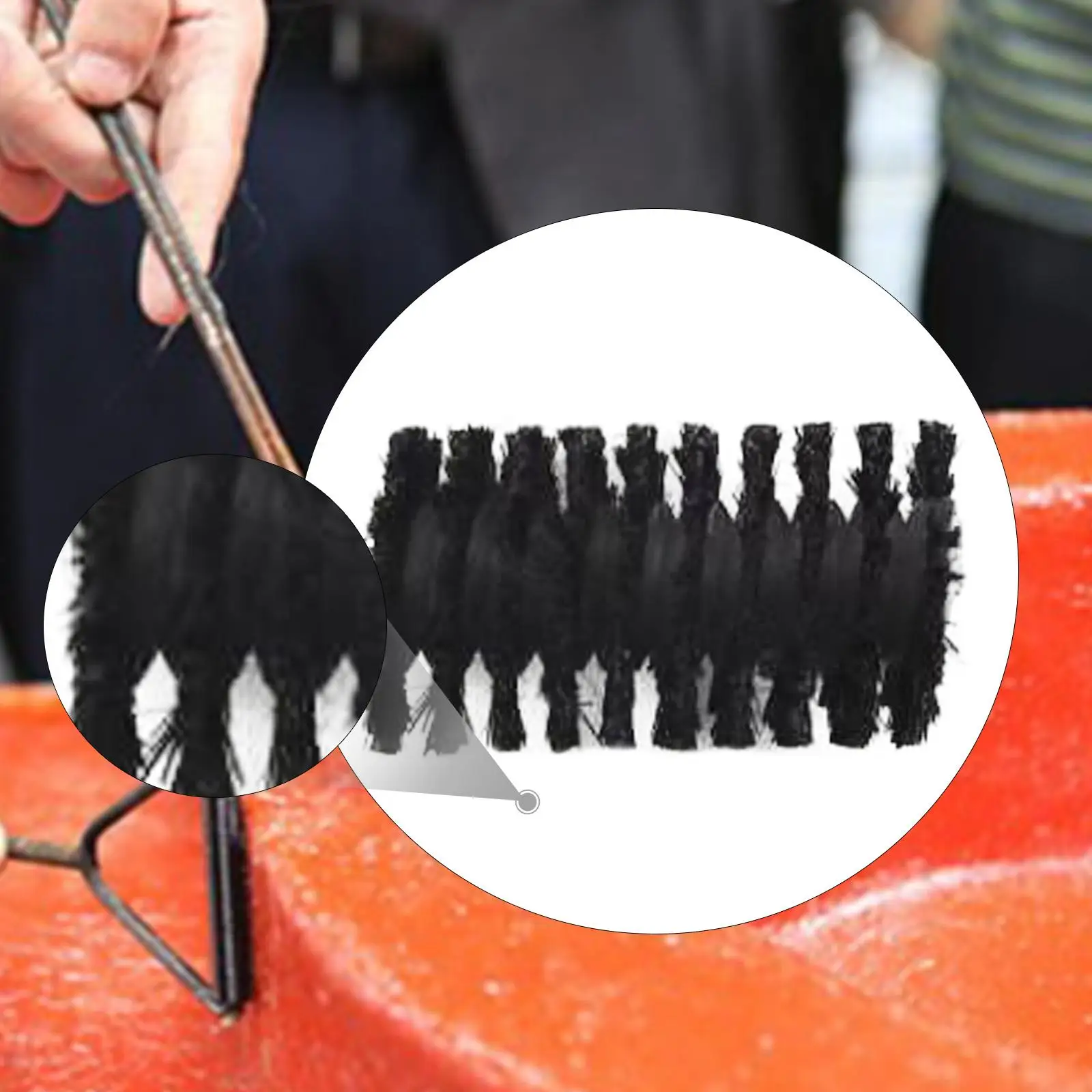 Fiberglass Roller Refill Iron Artificial Fur Hand Tool Bubble Removing Multipurpose Repair Accessory for Home Improvement