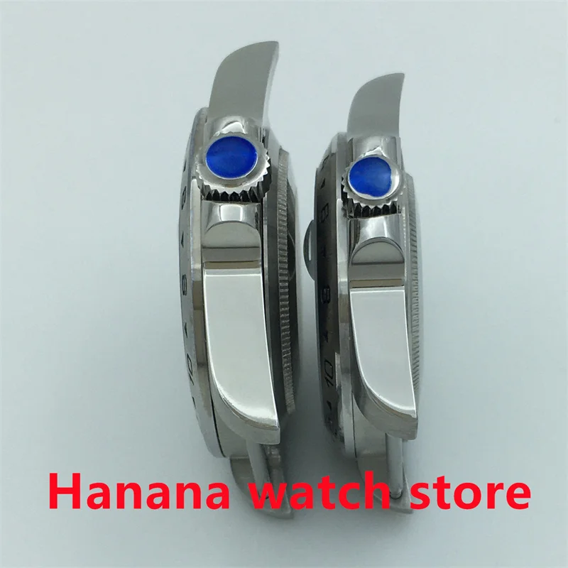 BLIGER 40mm /43mm Solid Bezel Explorer 2 Case Sapphire Glass Fit NH34 NH35 NH36 ETA2824 PT5000 Miyota DG2813 3804 Movement