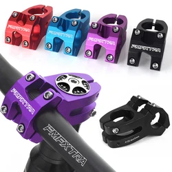 Bicycle Handlebar Stem Aluminum Alloy MTB Power Short 45mm Mountain Bike Bridge 25.4 Pipe Cycling Stem Riser Table Accessories