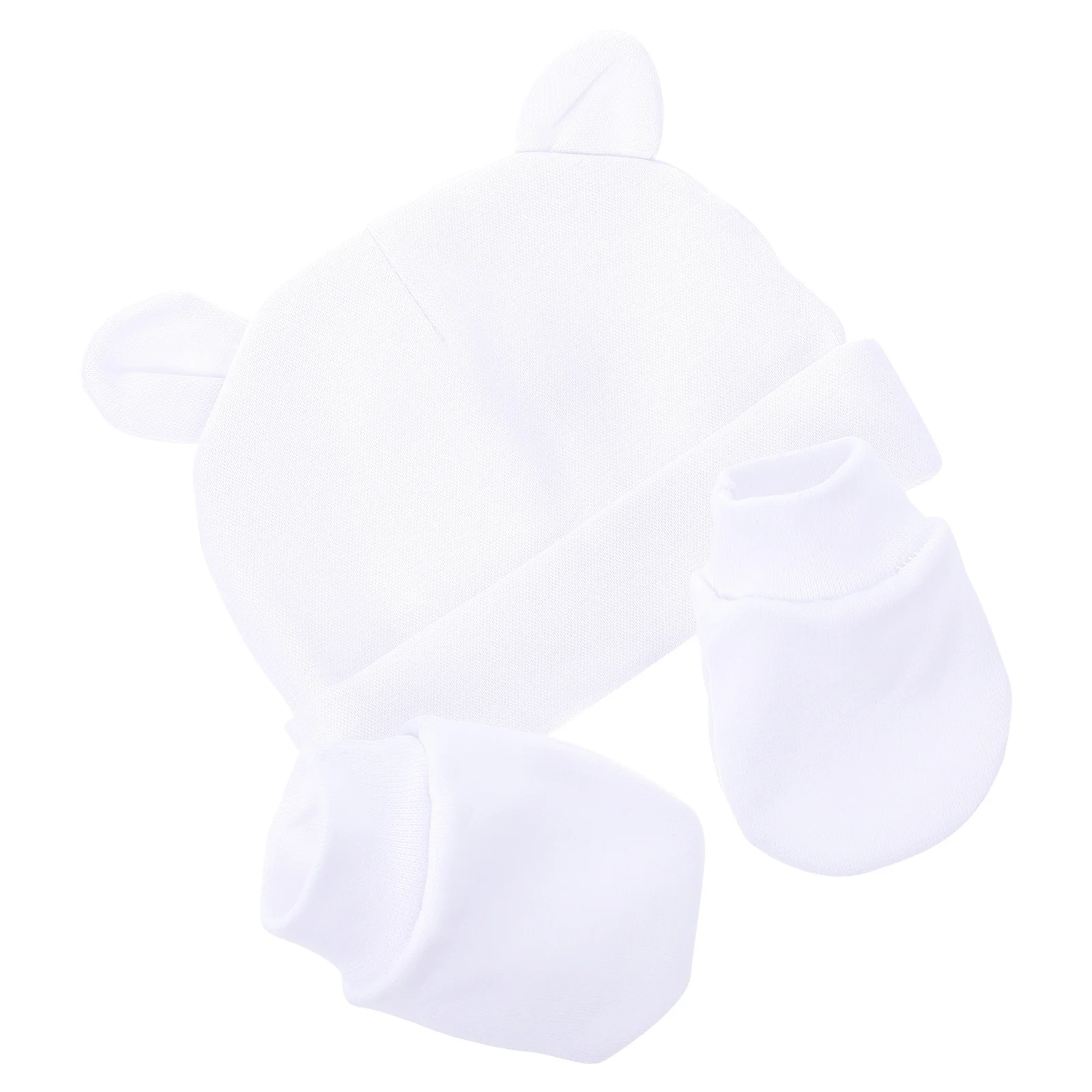 Ensemble de couvre-mains anti-rayures pour bébé de 0 à 6 mois, 1 ensemble, Kit de Protection en coton pour nouveau-né, accessoires chauds d'hiver