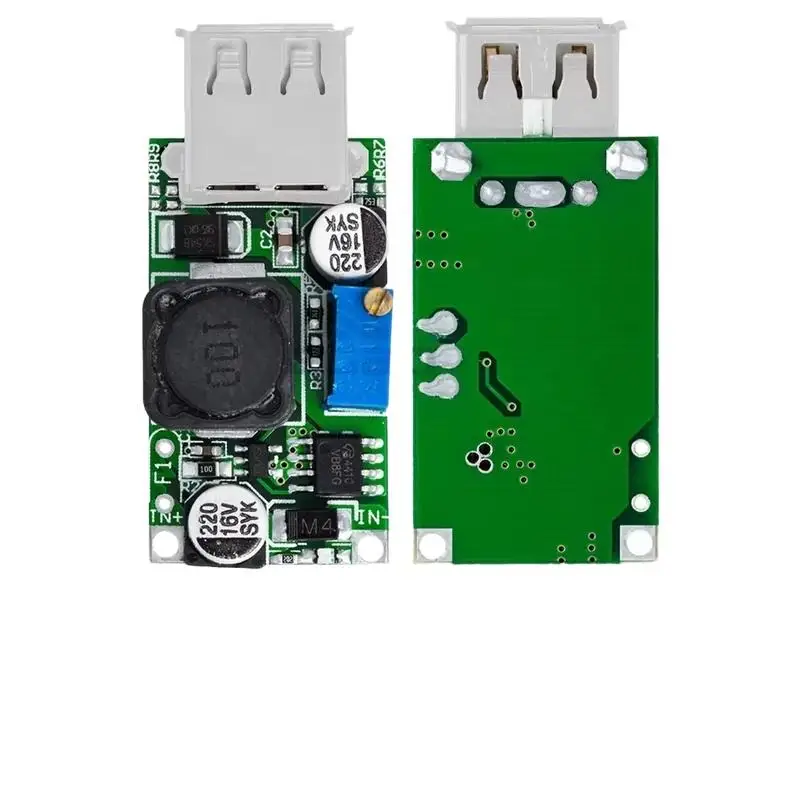 USB DC-DC Boost Converter Module (3V-5V Input, 9V 2A Output) - Suitable for Lithium Batteries & Portable Elecortable Electronics